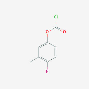 4-Fluoro-3-methylphenyl carbonochloridate