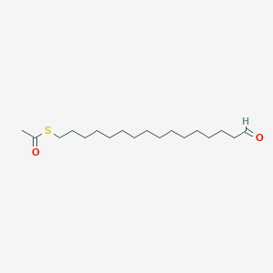 molecular formula C18H34O2S B15169763 S-(16-Oxohexadecyl) ethanethioate CAS No. 651034-08-1