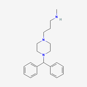 3-(4-Benzhydryl-1-piperazinyl)-N-methyl-1-propanamine