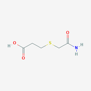 3-[(Carbamoylmethyl)sulfanyl]propanoic acid
