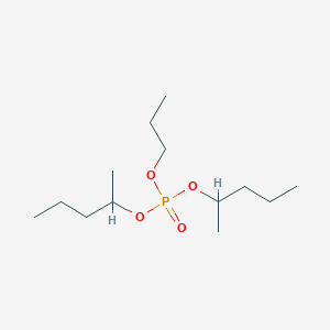 molecular formula C13H29O4P B15169831 Dipentan-2-yl propyl phosphate CAS No. 646521-40-6