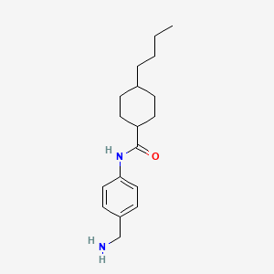 molecular formula C18H28N2O B1516991 N-[4-(aminomethyl)phenyl]-4-butylcyclohexane-1-carboxamide CAS No. 1019400-32-8