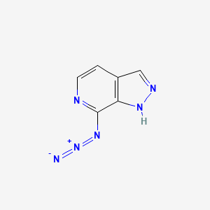 molecular formula C6H4N6 B15170056 7-Azido-1H-pyrazolo[3,4-C]pyridine CAS No. 918485-13-9