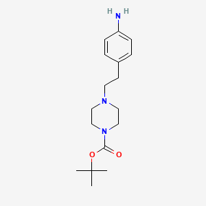 4-(4-Aminophenethyl)piperazine-1-carboxylic acid tert-butyl ester