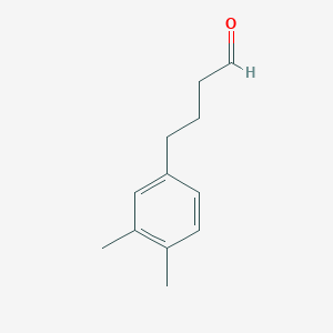 molecular formula C12H16O B1517009 4-(3,4-Dimethylphenyl)butanal CAS No. 1082435-13-9
