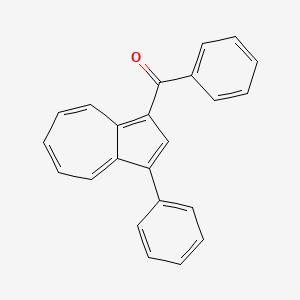 molecular formula C23H16O B15170093 Phenyl(3-phenylazulen-1-yl)methanone CAS No. 916584-40-2