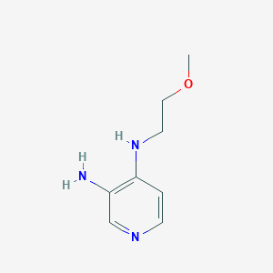 molecular formula C8H13N3O B1517011 N4-(2-methoxyethyl)pyridine-3,4-diamine CAS No. 1039985-93-7