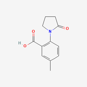 5-Methyl-2-(2-oxopyrrolidin-1-yl)benzoic acid
