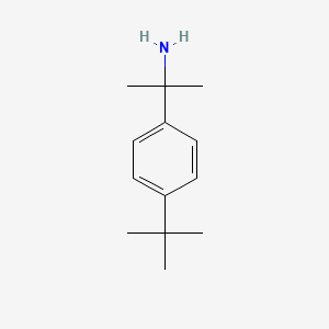molecular formula C13H21N B1517015 2-(4-Tert-butylphenyl)propan-2-amine CAS No. 17797-09-0