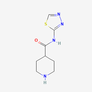 N-(1,3,4-thiadiazol-2-yl)piperidine-4-carboxamide