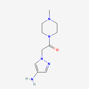 2-(4-amino-1H-pyrazol-1-yl)-1-(4-methylpiperazin-1-yl)ethan-1-one
