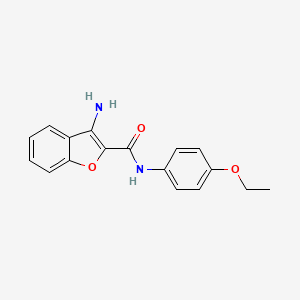 3-amino-N-(4-ethoxyphenyl)-1-benzofuran-2-carboxamide