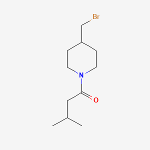 1-[4-(Bromomethyl)piperidin-1-yl]-3-methylbutan-1-one