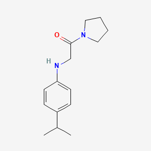 2-{[4-(Propan-2-yl)phenyl]amino}-1-(pyrrolidin-1-yl)ethan-1-one