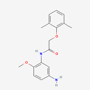 N-(5-Amino-2-methoxyphenyl)-2-(2,6-dimethylphenoxy)acetamide