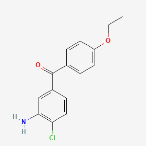 (3-Amino-4-chlorophenyl)(4-ethoxyphenyl)methanone