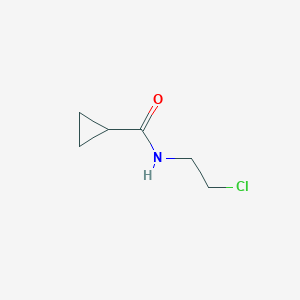 molecular formula C6H10ClNO B1517045 N-(2-chloroethyl)cyclopropanecarboxamide CAS No. 53487-37-9