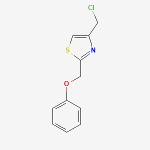 4-(Chloromethyl)-2-(phenoxymethyl)-1,3-thiazole