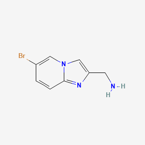 {6-Bromoimidazo[1,2-a]pyridin-2-yl}methanamine