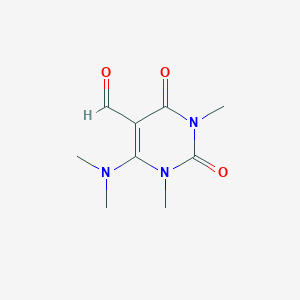 6-(Dimethylamino)-1,3-dimethyl-2,4-dioxo-1,2,3,4-tetrahydropyrimidine-5-carbaldehyde