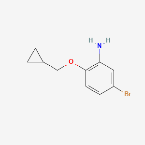 5-Bromo-2-(cyclopropylmethoxy)aniline