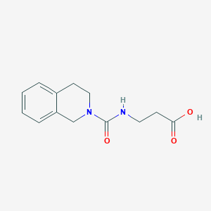 3-[(1,2,3,4-Tetrahydroisoquinoline-2-carbonyl)amino]propanoic acid
