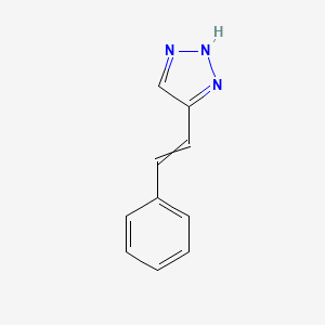 molecular formula C10H9N3 B15170764 4-(2-Phenylethenyl)-2H-1,2,3-triazole CAS No. 918300-61-5
