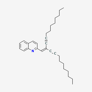 molecular formula C31H41N B15170770 2-[2-(Dec-1-YN-1-YL)dodec-1-EN-3-YN-1-YL]quinoline CAS No. 651025-12-6