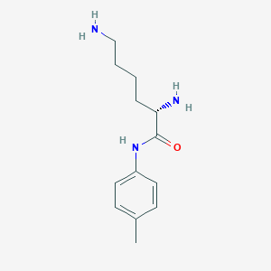 molecular formula C13H21N3O B15170779 N-(4-Methylphenyl)-L-lysinamide CAS No. 918433-52-0