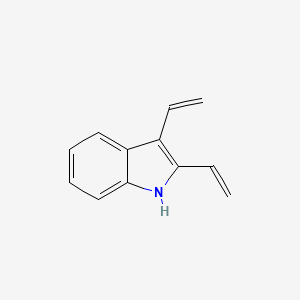 molecular formula C12H11N B15170789 2,3-Diethenyl-1H-indole CAS No. 874116-51-5