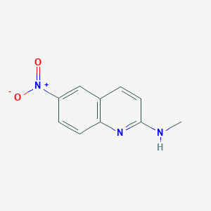 molecular formula C10H9N3O2 B15170893 N-Methyl-6-nitro-2-quinolinamine CAS No. 914460-48-3