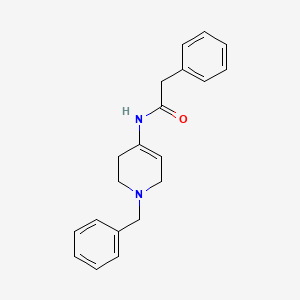 molecular formula C20H22N2O B15170903 N-(1-Benzyl-1,2,3,6-tetrahydropyridin-4-yl)-2-phenylacetamide CAS No. 919787-94-3
