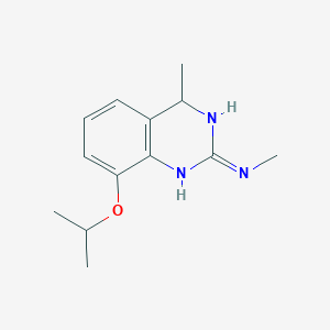 molecular formula C13H19N3O B15170936 N,4-Dimethyl-8-[(propan-2-yl)oxy]-1,4-dihydroquinazolin-2-amine CAS No. 918136-38-6