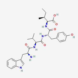 molecular formula C31H41N5O6 B15170938 L-Tryptophyl-L-valyl-L-tyrosyl-L-isoleucine CAS No. 918661-83-3
