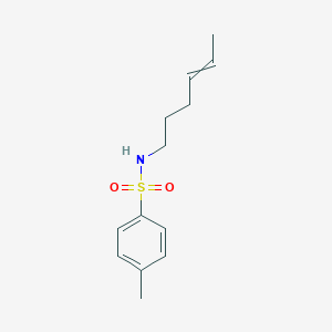 molecular formula C13H19NO2S B15170989 N-(Hex-4-en-1-yl)-4-methylbenzene-1-sulfonamide CAS No. 906451-51-2
