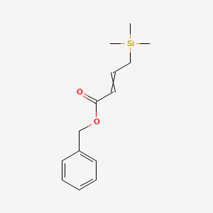 molecular formula C14H20O2Si B15170997 Benzyl 4-(trimethylsilyl)but-2-enoate CAS No. 920753-89-5