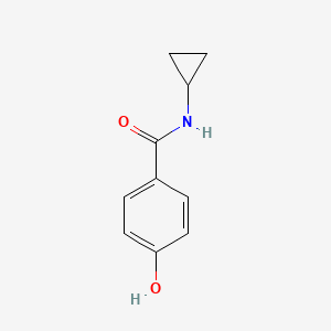 molecular formula C10H11NO2 B1517101 N-cyclopropyl-4-hydroxybenzamide CAS No. 860298-71-1