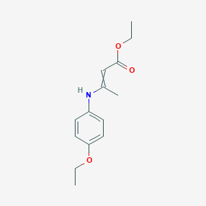 molecular formula C14H19NO3 B15171035 2-Butenoic acid, 3-[(4-ethoxyphenyl)amino]-, ethyl ester, (2Z)- CAS No. 920312-63-6