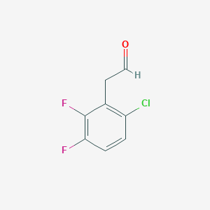molecular formula C8H5ClF2O B15171106 2,3-Difluoro-6-chloro-phenylacetaldehyde CAS No. 887585-98-0