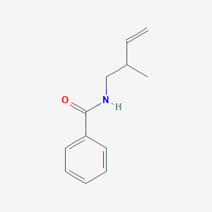 molecular formula C12H15NO B15171166 N-(2-Methyl-3-buten-1-yl)benzamide CAS No. 955404-27-0