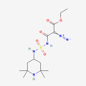 molecular formula C14H25N5O5S B15171286 C14H25N5O5S 