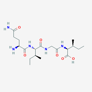 molecular formula C19H35N5O6 B15171341 L-Glutaminyl-L-isoleucylglycyl-L-isoleucine CAS No. 918661-94-6