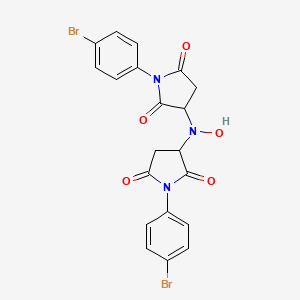 molecular formula C20H15Br2N3O5 B15171398 C20H15Br2N3O5 