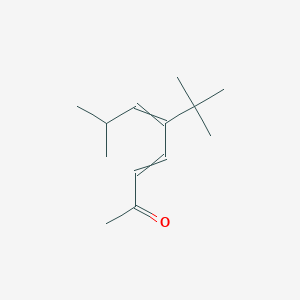 molecular formula C13H22O B15171434 5-Tert-butyl-7-methylocta-3,5-dien-2-one CAS No. 919991-40-5