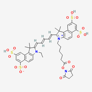 molecular formula C45H47N3O16S4 B1517145 Cy5.5-SE 