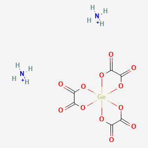 molecular formula C6H8GeN2O12 B1517152 Ammonium tris(oxalato)germanate CAS No. 67786-11-2