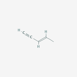 molecular formula C5H6 B151716 3-Penten-1-yne CAS No. 2004-69-5