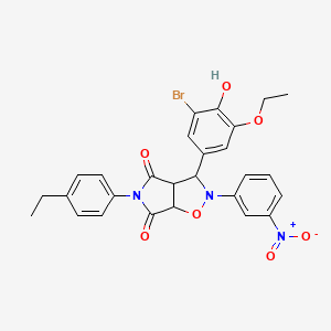 molecular formula C27H24BrN3O7 B15171679 C27H24BrN3O7 