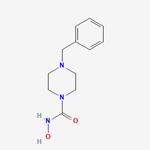 molecular formula C12H17N3O2 B15171715 4-Benzyl-N-hydroxypiperazine-1-carboxamide CAS No. 919996-66-0