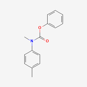 molecular formula C15H15NO2 B15171739 Phenyl methyl(4-methylphenyl)carbamate CAS No. 918934-53-9